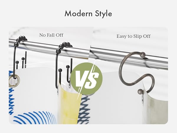  Shower Hooks for shower curtain double hook shower curtain hooks shower rings shower rod hooks