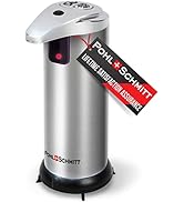 POHL SCHMITT Premium Soap Dispenser Touchless Automatic, Battery Operated Soap Dispenser, Waterpr...