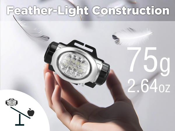 Weighs just 75g, providing a lightweight experience for all your outdoor activities