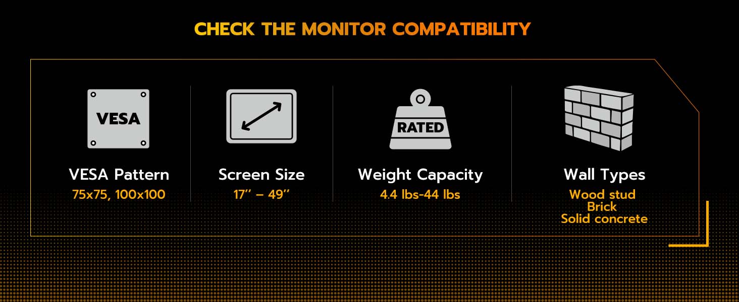 monitor arm wall mount