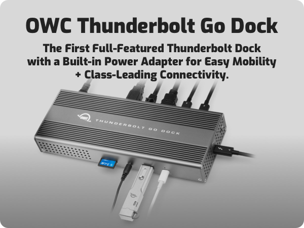 OWC Thunderbolt go Dock