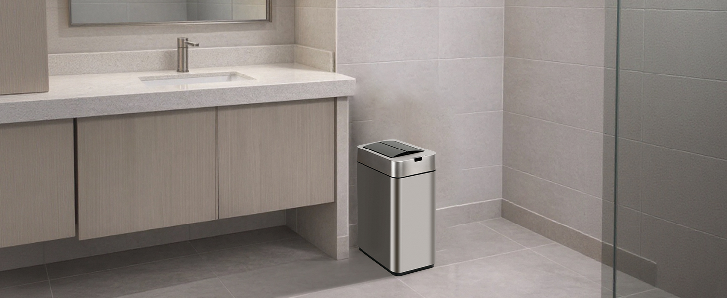 automatic trash cans touchless