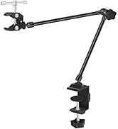 Toolour Helping Hands Soldering Clamp, 19.7” Magic Arm, Flexible Articulating Arms with Clamps, M...
