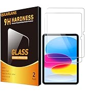 Qularlans 2 Pack Screen Protector Compatible with iPad 10th Generation 10.9 Inch 2022 (Model A269...