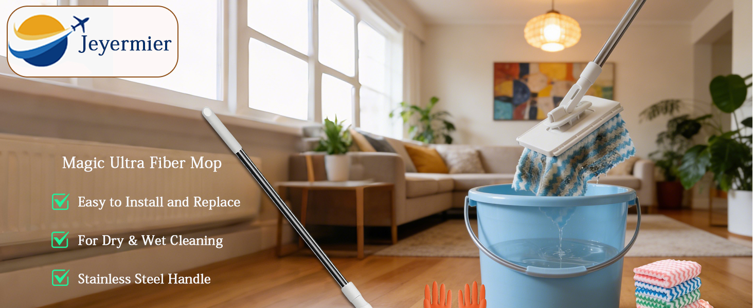 snap grip mini mop