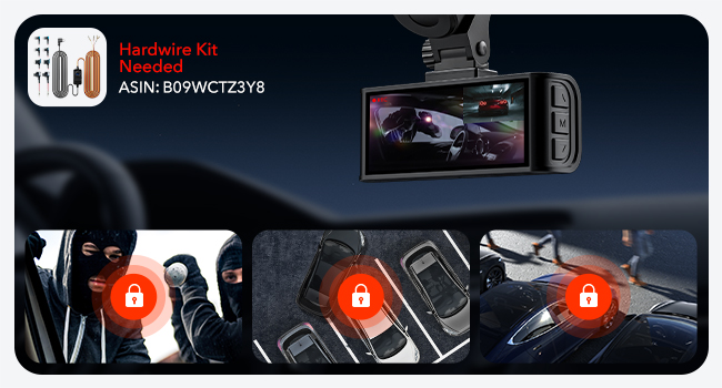 dash cam front and rear 4k