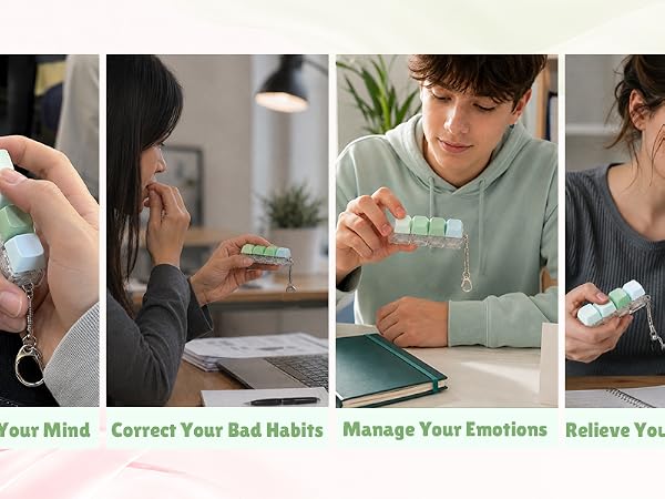 keyboard clicker fidget for managing emotion and correcting bad habbits