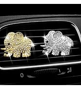 ZOSTLAND Rhinestone Car Decorative Clip,Car Air Fresheners,Metal Car Air Vent Clip,Personalized A...