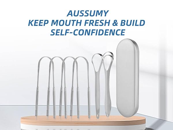 Aussumy 6 Pack Tongue Cleaners