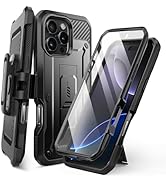 SUPCASE for iPhone 16 Pro Case with Screen Protector (Unicorn Beetle Pro), [Built-in Stand &amp; Belt...