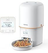 Yuposl Automatic Cat Feeders - 16cup/135oz for Pets, Timed Automatic Pet Feeder with Over 180-day...