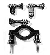 Haoyou Bicycle Handlebar/Motorcycle/Ski Pole Mount for Gopro Hero 12 11 10 9 8 7 6 5 4 3+ 3 DJI O...