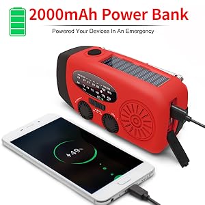 emergency radio with power bank