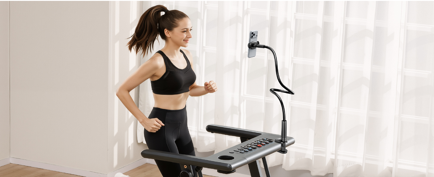 gooseneck phone holder desk bed mount