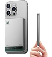 Kuulaa for MagSafe Battery Pack 10000mAh, 20W Ultra Slim Wireless Portable Phone Charger with LED...