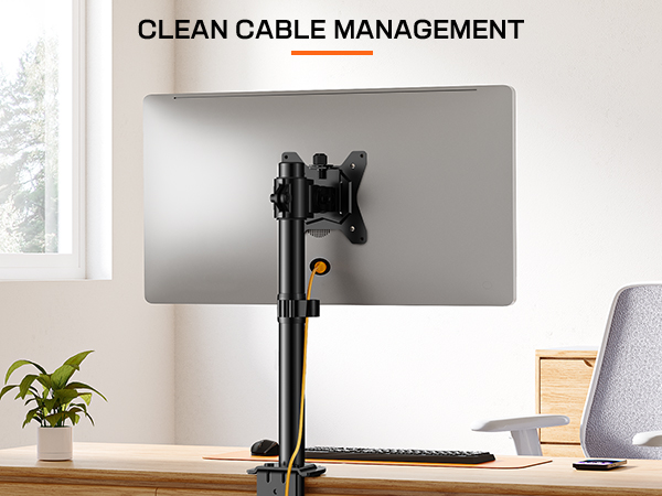 single monitor desk stand