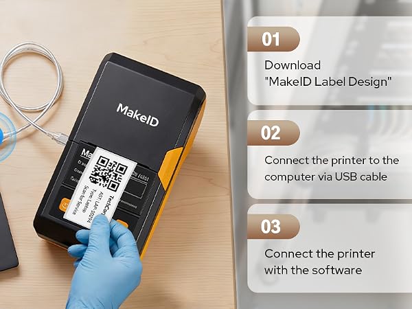 EP53 label maker printer labeling machine industrial warehouse