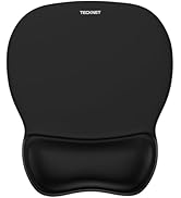 TECKNET Gel Mouse Pad with Wrist Rest, Ergonomic Office Mousepad with Wrist Support - Non-Slip &amp; ...