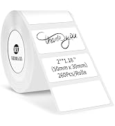 Rongta Label Tape for R22, Standard Laminated Thermal Label Tape Replacement, Waterproof, Oil-Pro...