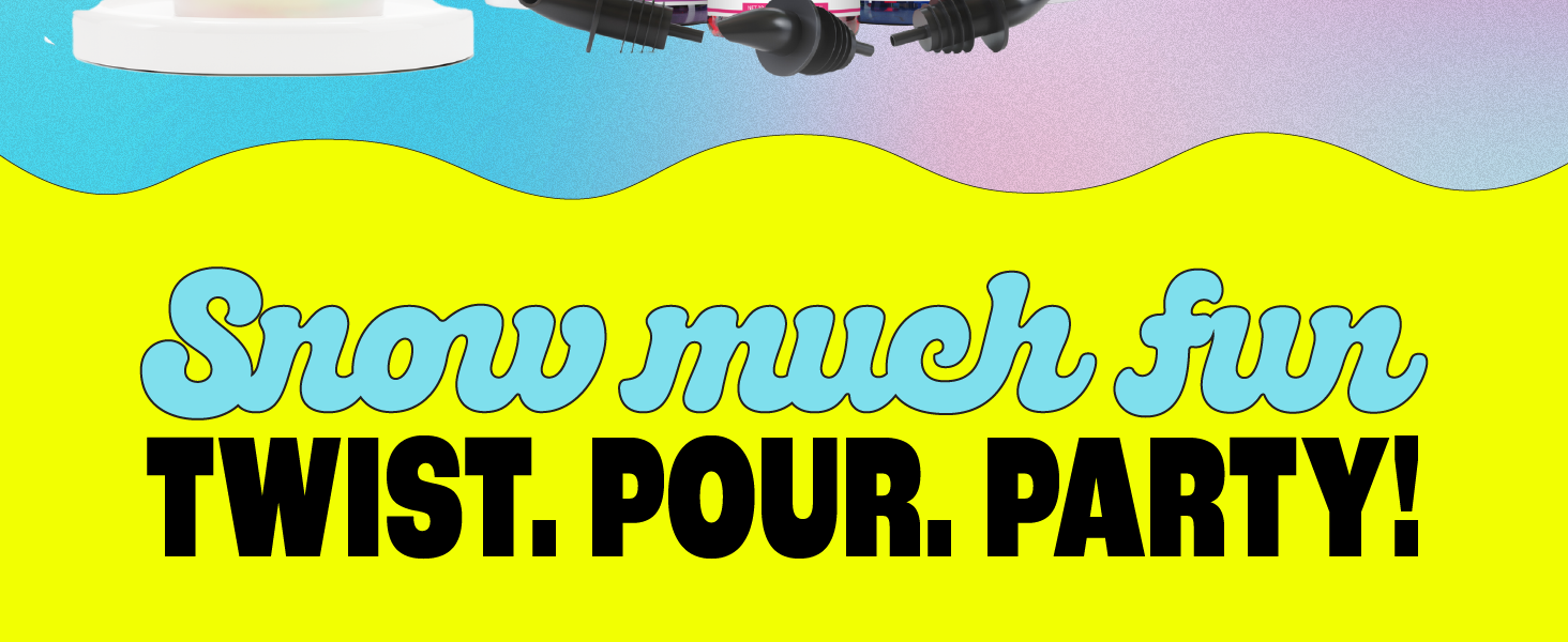 mixed drinks and even chewable ice