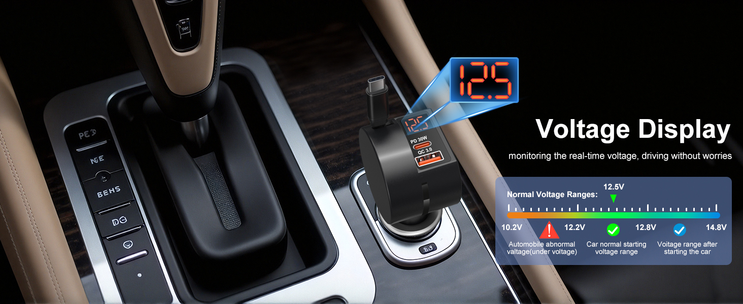 retractable car charger