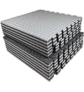 AIRHOP Upgraded 0.79" Extra Thick 48 Sq Ft High-Density Eva Foam Exercise Gym Mats, 12 Pcs Large ...