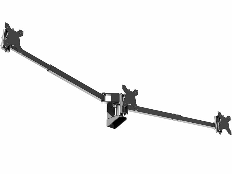 Telescoping Triple Monitor Wall Mount