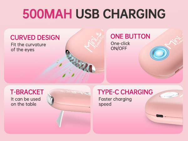 2 mini lash fan eyelash extension fan