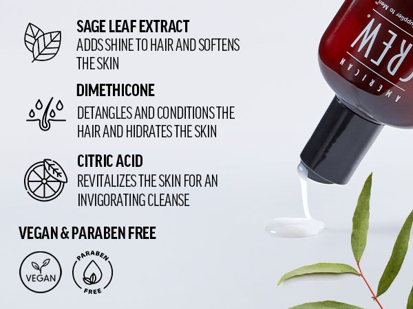 Vegan, paraben free