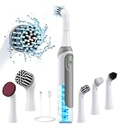 kHelfer Rechargeable Electric Grout Brush with Built-in Battery, Upgraded KH6A Plus Power Brush &amp;...