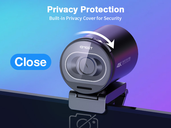 EMEET S600 4K Webcam with Tripod for Streaming