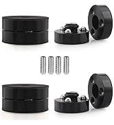 Tertullus 4 Pcs Speaker Isolation Feet Anti Vibration Pads with Stainless Steel Ball Speaker Pad ...