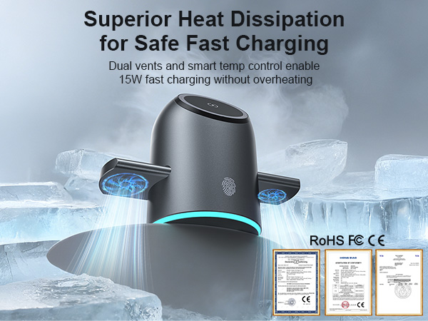Superior Heat Dissipationfor Safe Fast Charging