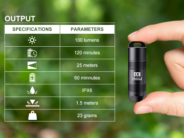 mini keychain flashlight