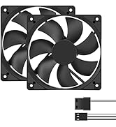 Qirssyn 2-Pack 120mm Fan 12V for CPU GPU PC Computer Case Tower Server Cooling Radiator Micro ITX...