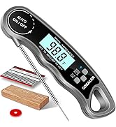 GDEALER Meat Thermometer Digital Instant Read Thermometer Ultra-Fast Cooking Food Thermometer wit...
