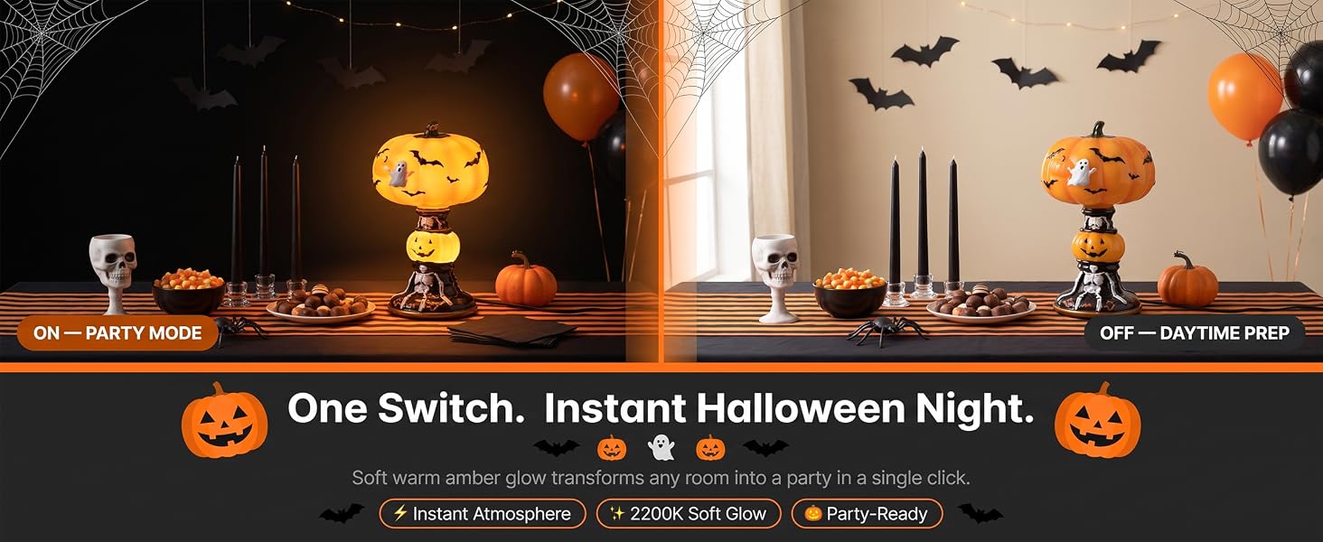 Halloween Pumpkin Night Light