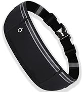 Slim Phone Running Belt for Women &amp; Men - Water Resistant Pack with Water-Resistant Phone H...