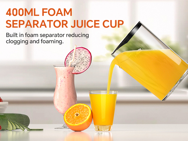 400ML FOAM SEPARATOR JUICE CUP