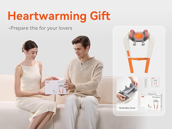 IKEEPFIT Cordless Neck Massager with Heat