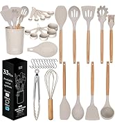 Home Hero Silicone Kitchen Utensils Set - High Heat Resistant Spatula