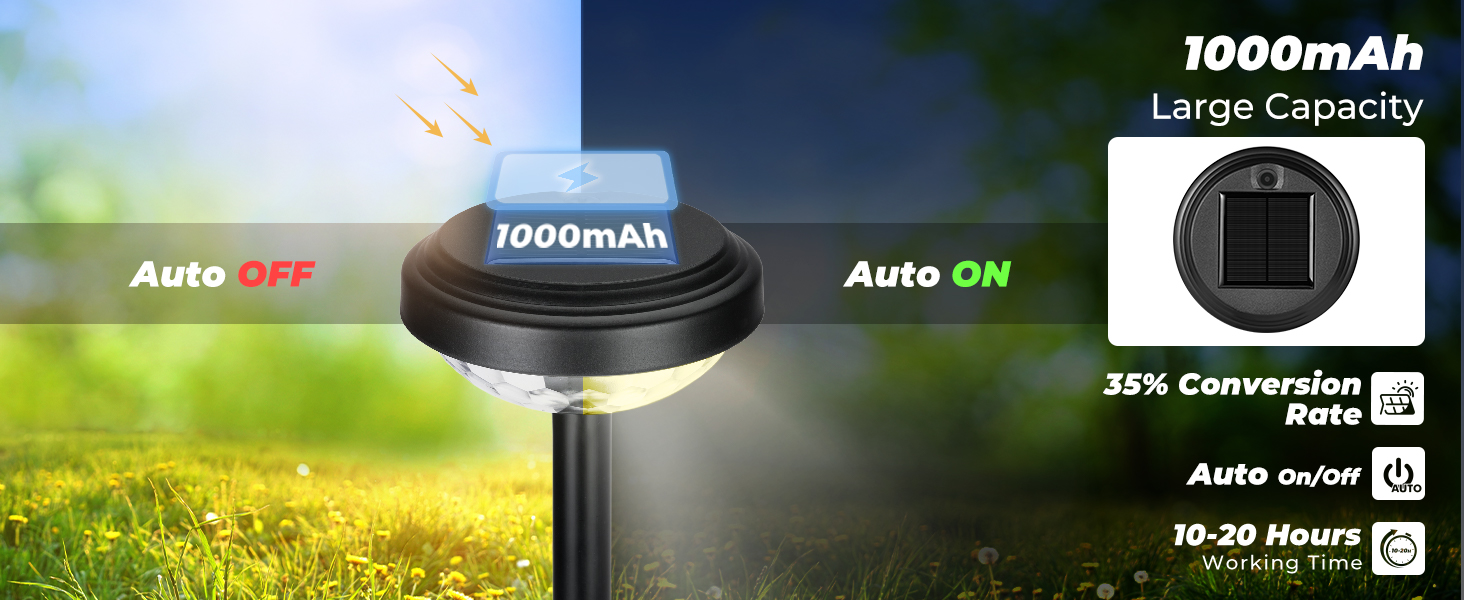 solar walkway lights