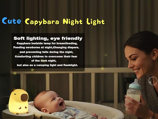 capybara baby lamp