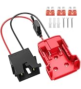 Azocek Power Wheels Adapter for Milwaukee M18 Battery with Wire Harness Connector Compatible with...