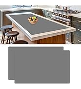 2 Pack Large Silicone Mats for Kitchen Counter, 36''x24''(90cmx60cm) Heat Resistant Mat for Kitch...