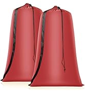 Heavy Duty Laundry Bag 2 Pack XL Nylon Laundry Bags with Straps, Washable Large Dirty Clothes Org...
