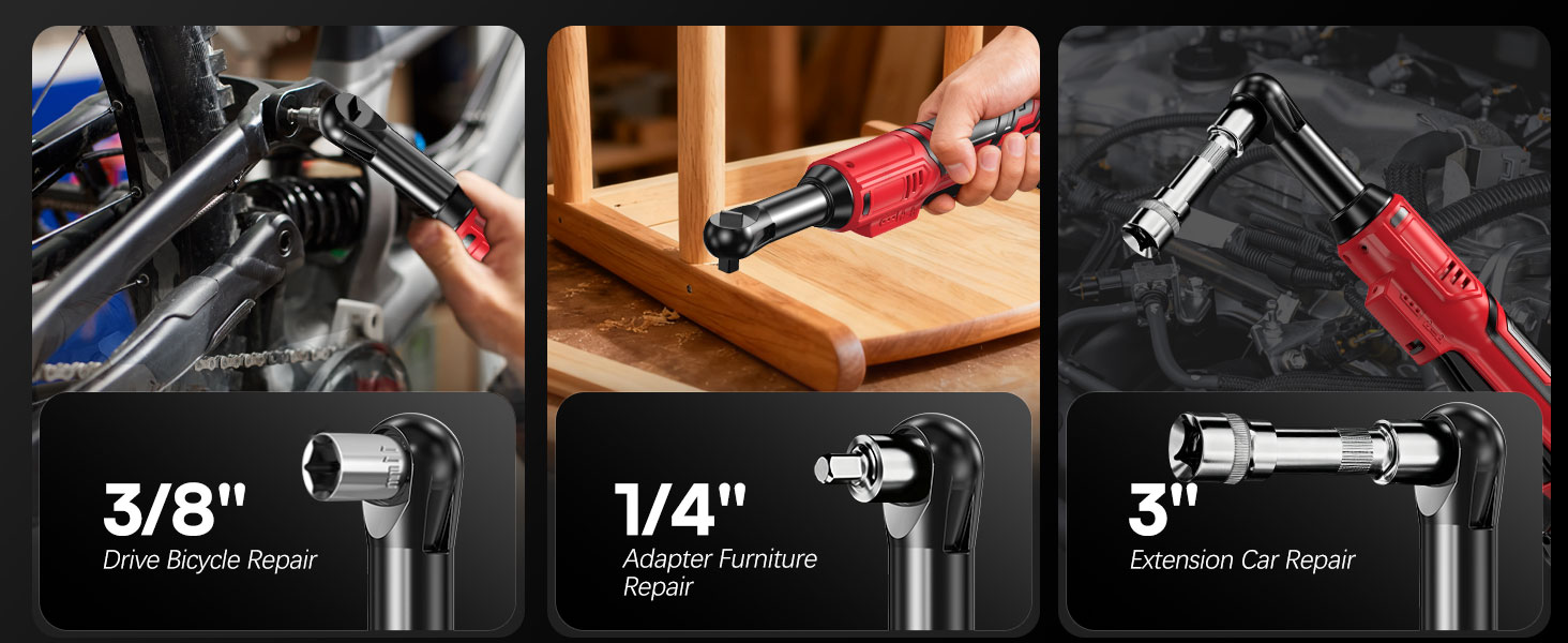 Cordless Ratchet Wrench Set