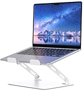 SOUNDANCE Laptop Stand for Desk, Portable Adjustable Laptop Riser, Ergonomic Design Computer Hold...