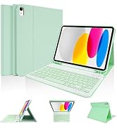 LAMA iPad 10th Generation Case with Keyboard for iPad 10th Generation 10.9" 2022 (A2696/A2757/A27...