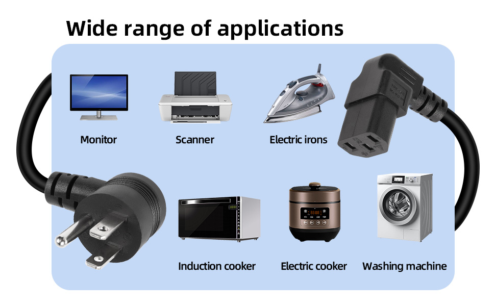replacement power cord usage